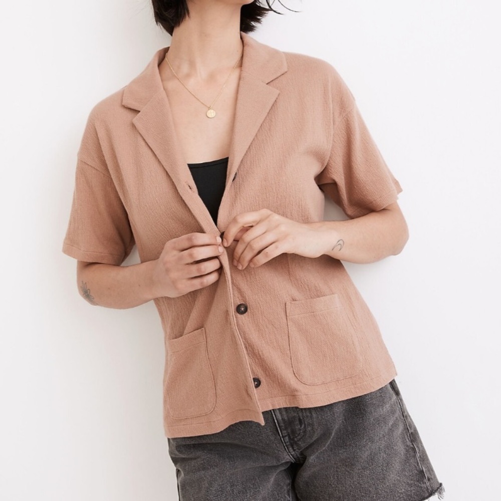 Madewell Knit Lightspun Camp Shirt